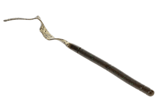 Strike King Zeus Worm Dark Green Pumpkin Flake(D) 9.5