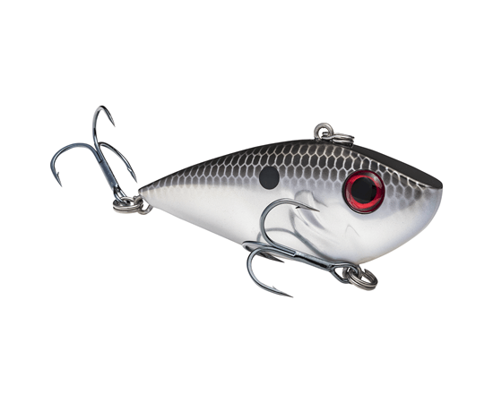 Strike King Red-Eyed-Shad 1/4oz Chrome Black Back