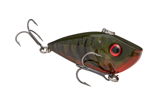 Strike King Red Eye Shad 2-Tap 1/2oz Phantom Watermelon Red Craw