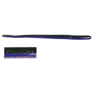 Roboworm Straight Tail 4.5" Green Pumpkin Purple