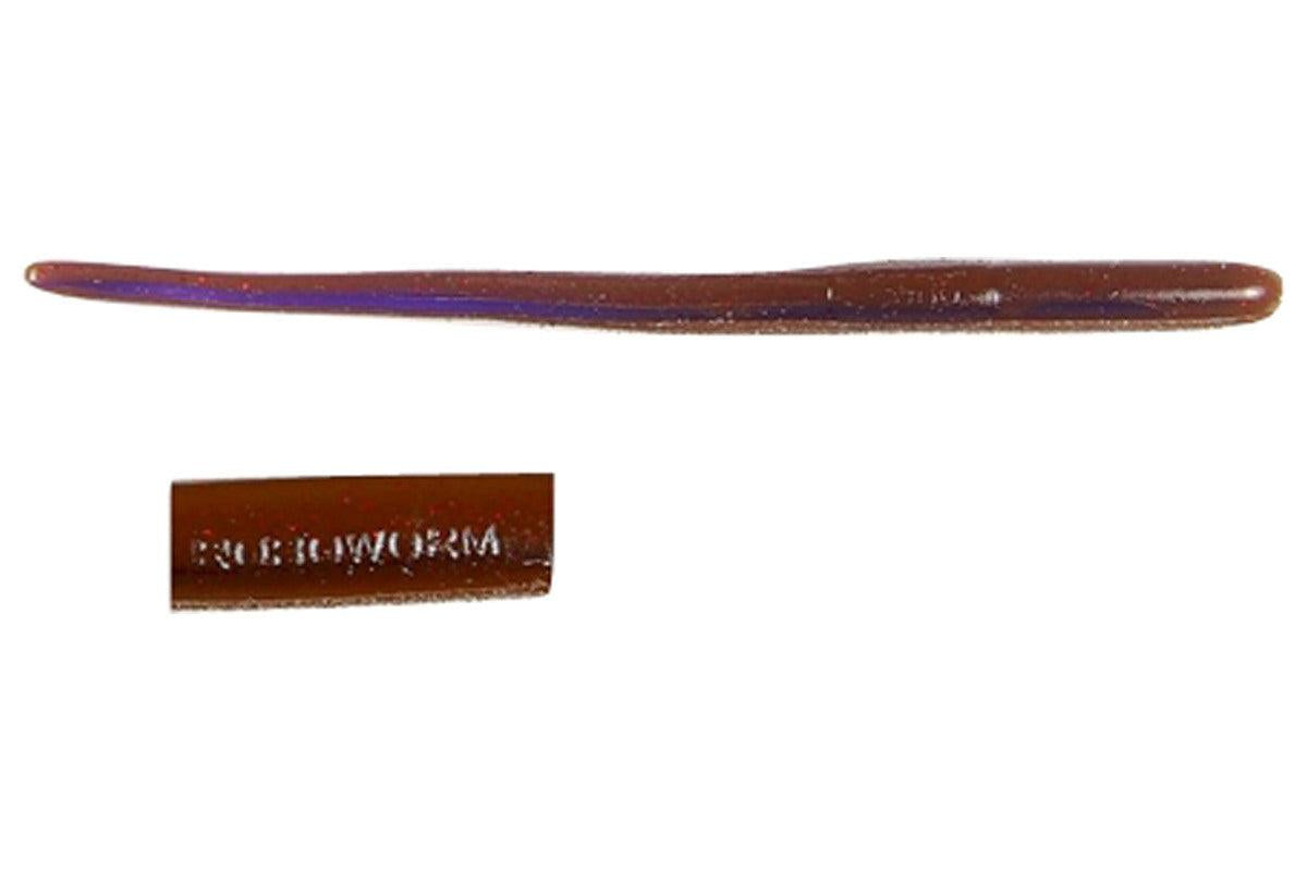 Roboworm Straight Tail 4.5" Oxblood Red Flake(D)