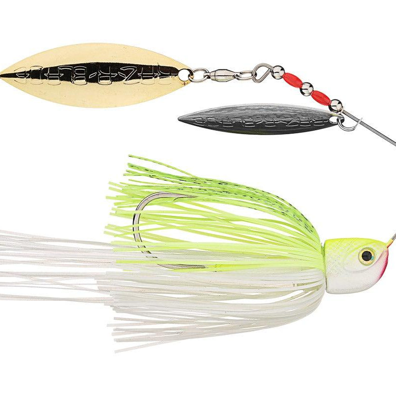 Strike King Bottom Dweller Spinnerbait (D) Chartreuse White