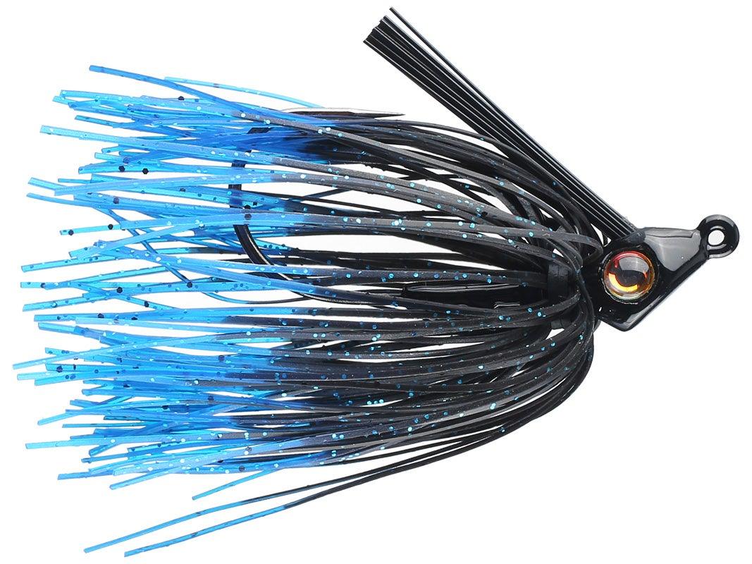 Santone Rayburn Swim Jigs Black Blue Tip 16oz