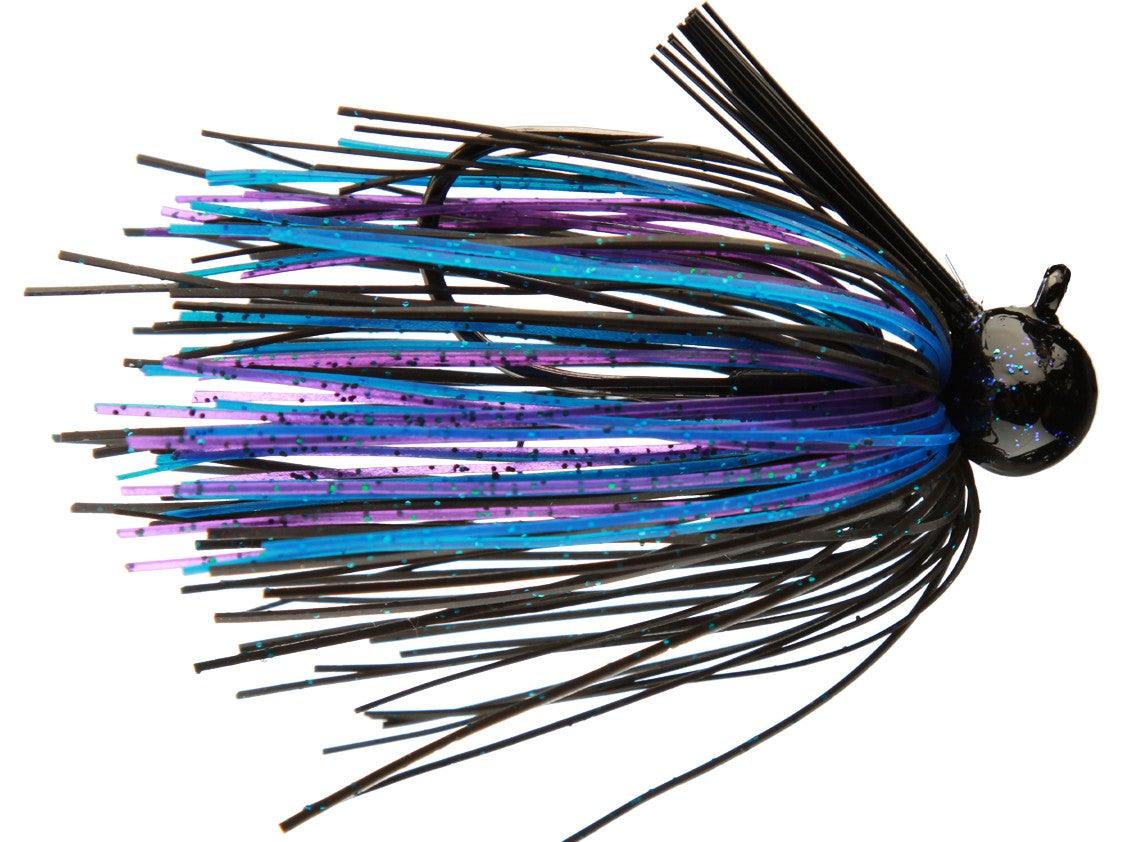 Santone Pro Series Football Jig Black Blue Purple 1oz