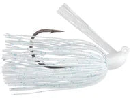 Queen Tackle Tungsten Swim Jig White Blue Speckles