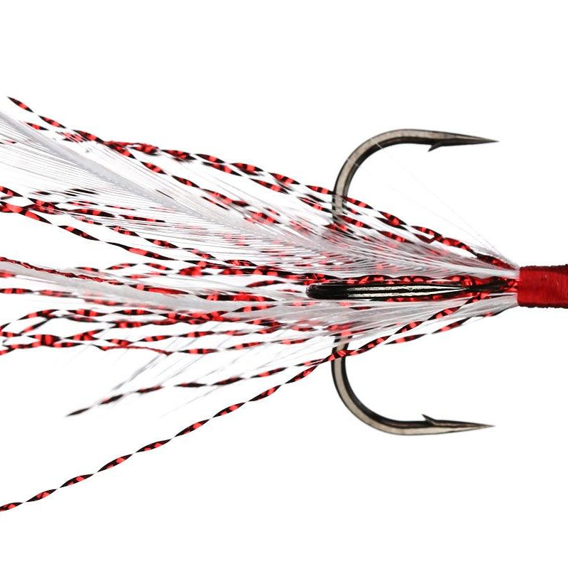 Owner Tournament Trailer Feathered Trebles White/Red #4