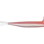 Deps Frilled Shad 4.7" #149 Clear Pink Silver Flake