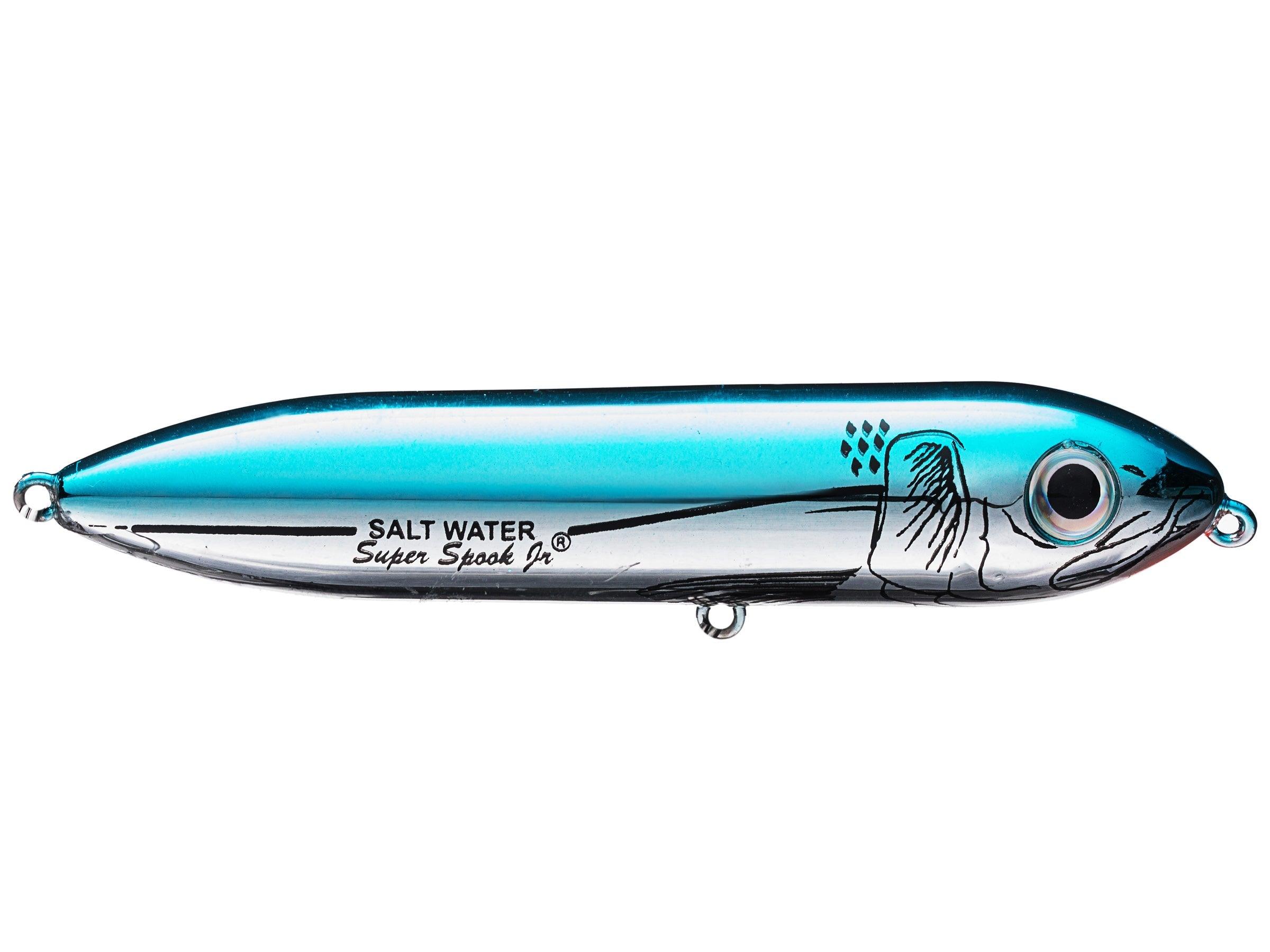 Heddon Super Spook Blue Chrome