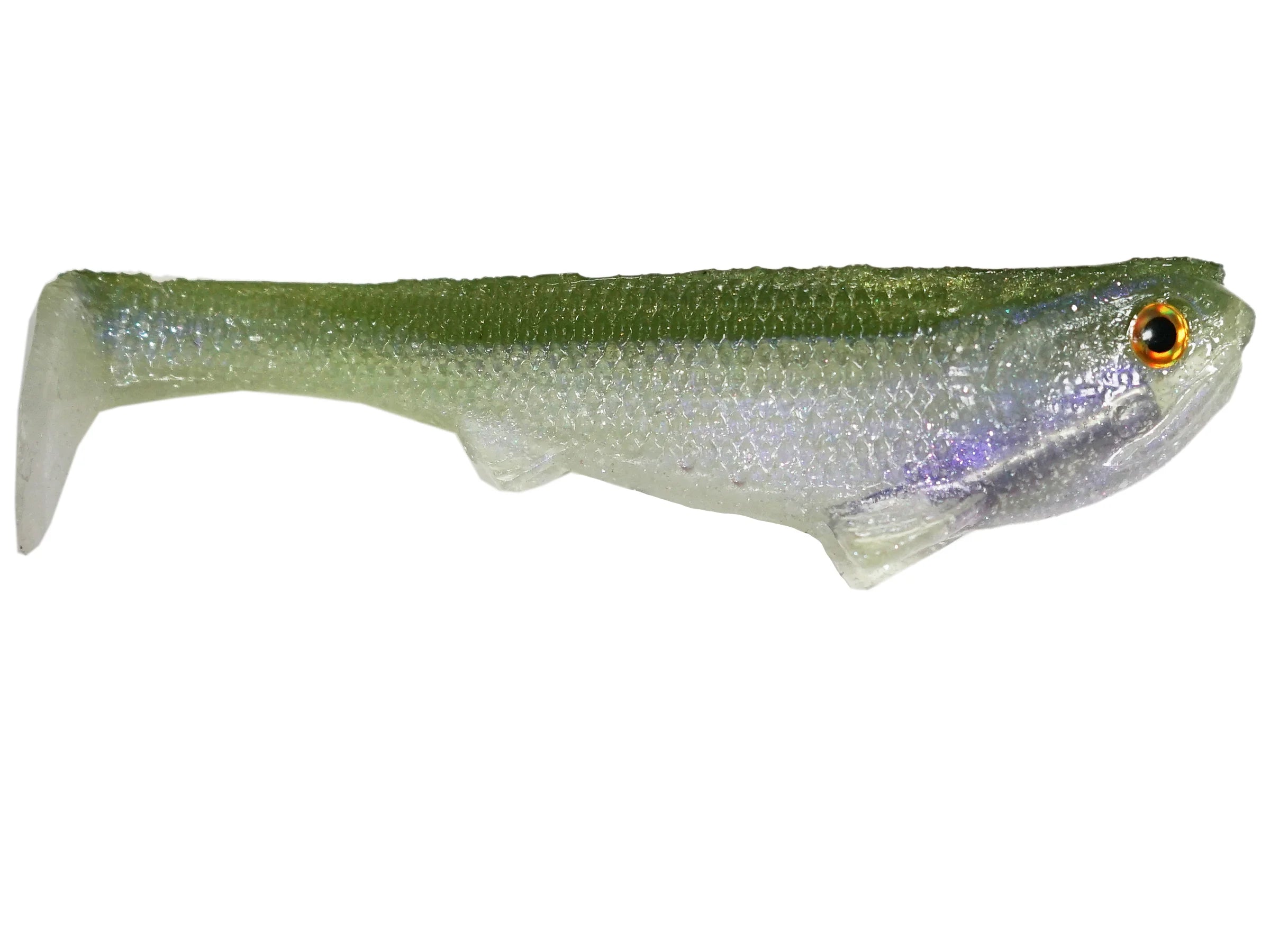 Boom Boom Line Thru Swimbait 4" Ghost Minnow #565