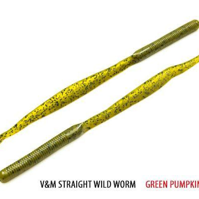 V&M Straight Wild Worm Green Pumpkin
