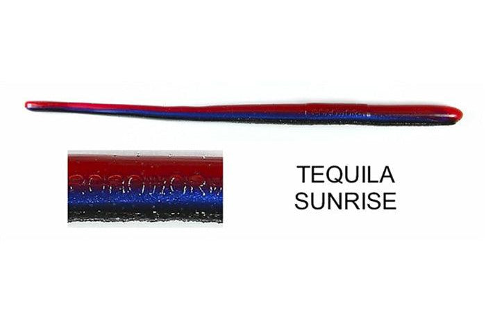 Roboworm Straight Tail 6" Tequila Sunrise