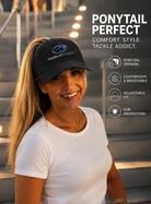 Women's Ponytail Hat Black