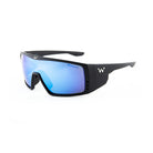 Waterland Men's Sunglass - BedFisher Black Frame - Blue HyperHue