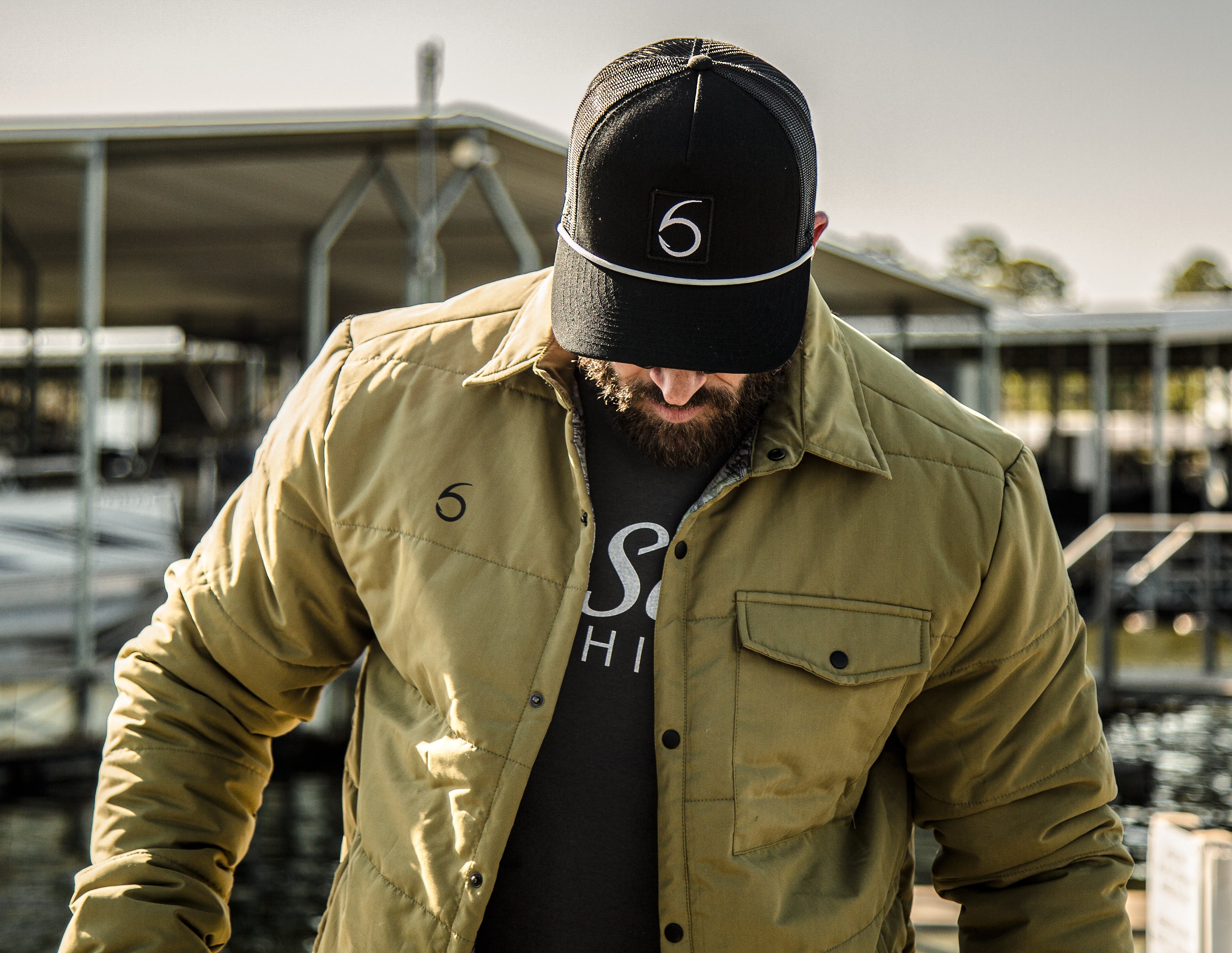 6th Sense Fish Camp Jacket with Tackle Addict Logo