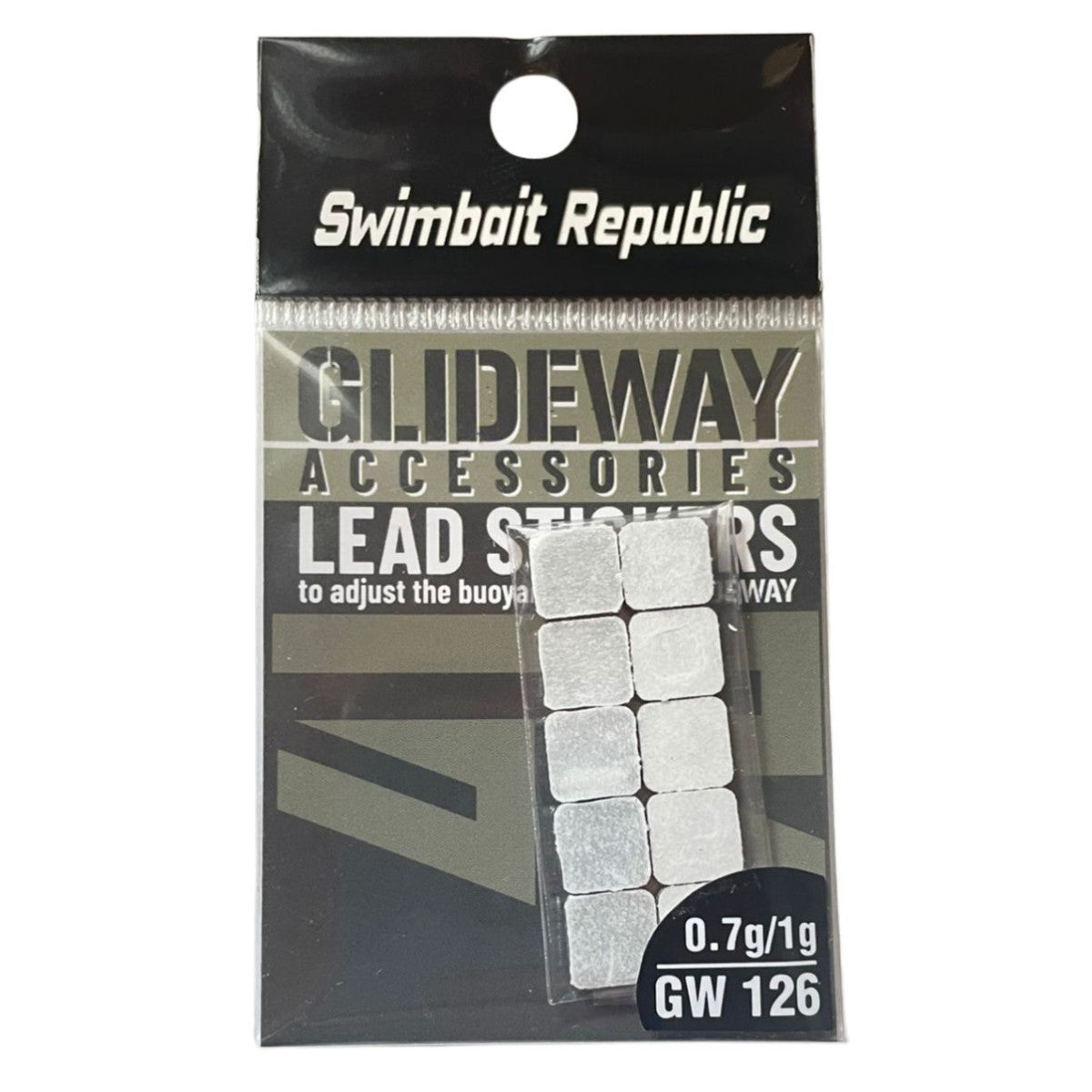 Swimbait Republic Lead Weight Stickers 10pk Swimbait Republic 126