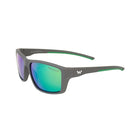 WaterLand Kids Mini Angler Sunglasses Gray - Green Mirror
