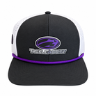 Tackle Addict Hat Gray Purple w White Back