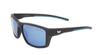 WaterLand Kids Mini Angler Sunglasses Black - Blue Mirror