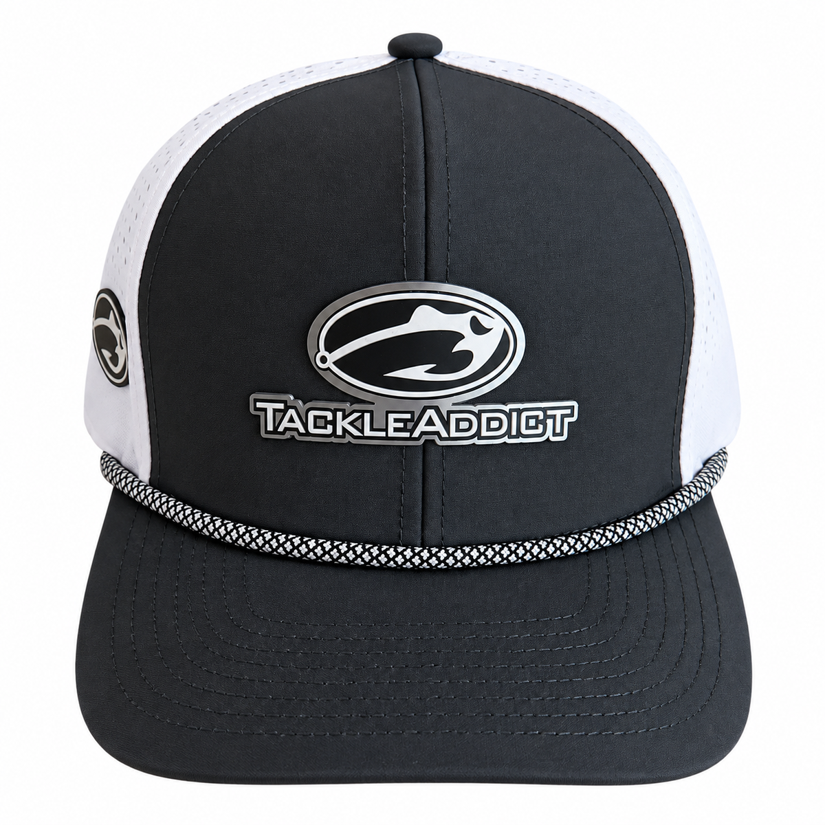 Tackle Addict Hat Dark Gray w White Back