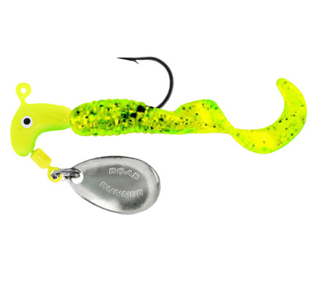 Blakemore Curly-Tail Road Runner 1pk Chartreuse Glitter