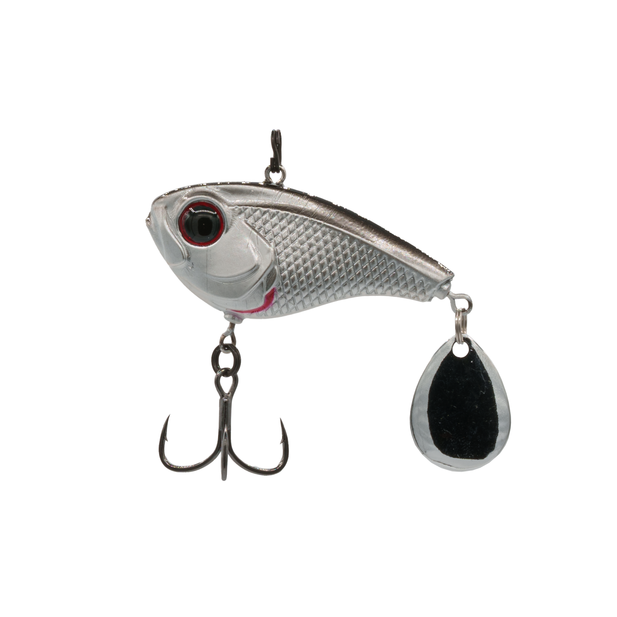 6TH Sense Gyro Tail Spinner Chrome Black Back