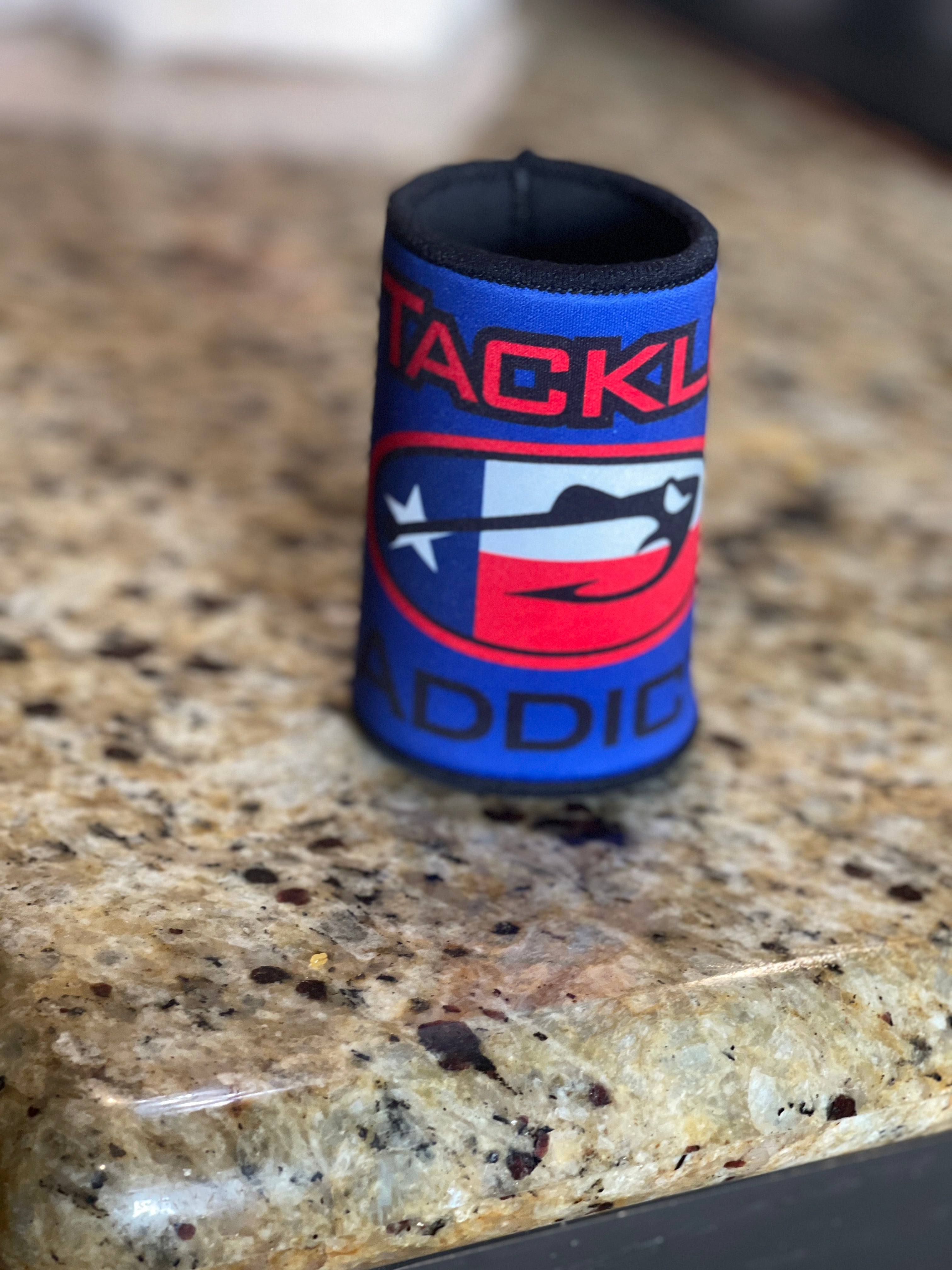 Tackle Addict Koozies Texas Flag TA Blue