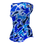 Fish Monkey Performance Face Guard Old School Blue