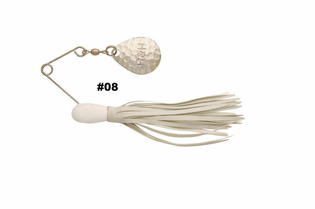 H&H Spinnerbait White Single Colorado