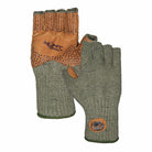 Fish Monkey Wooly Half Finger Wool Fishing Glove Green