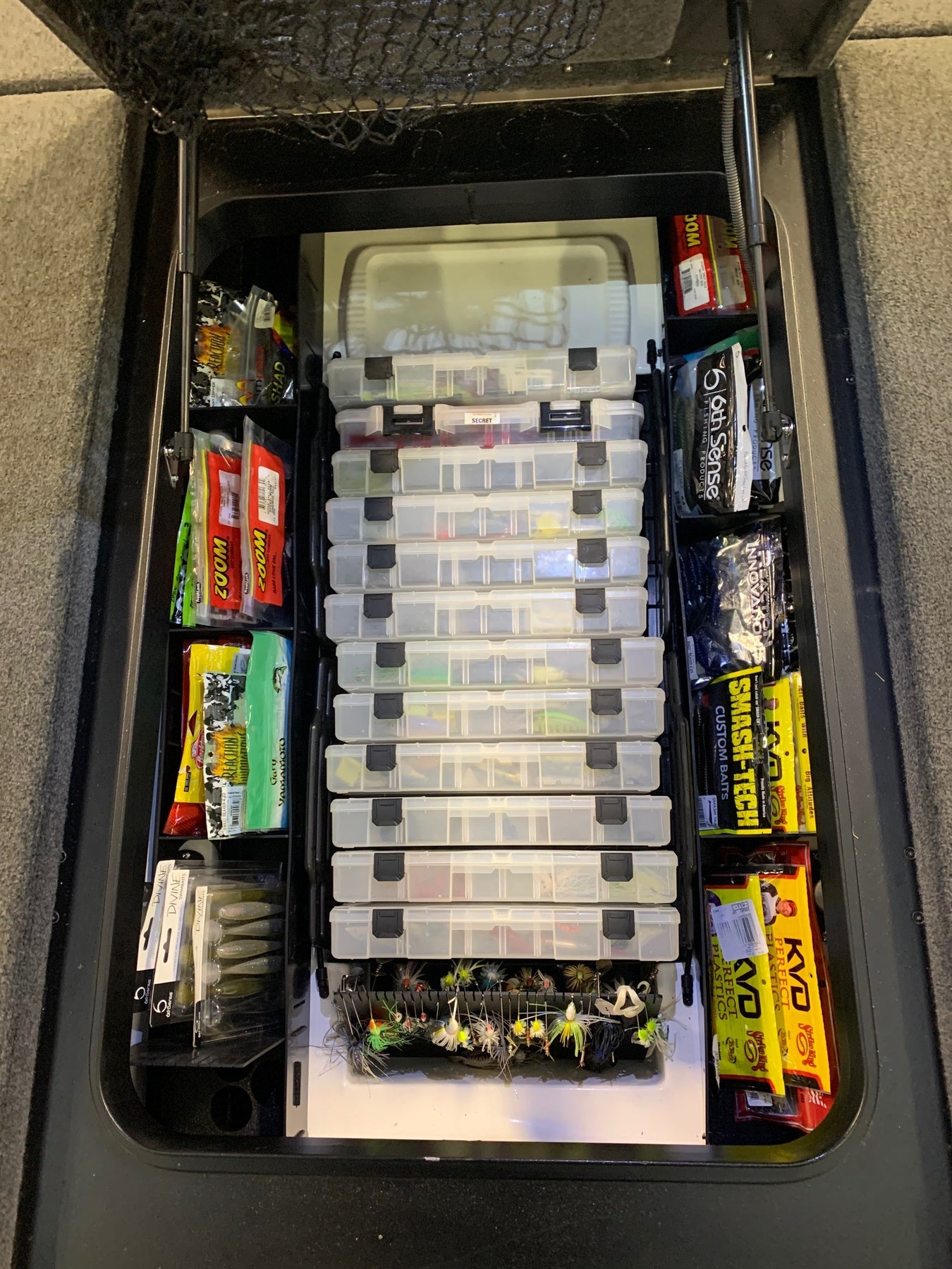 CENTER COMPARTMENT SOFT PLASTICS ORGANIZER SET FOR SKEETER BOAT NPDSK0027