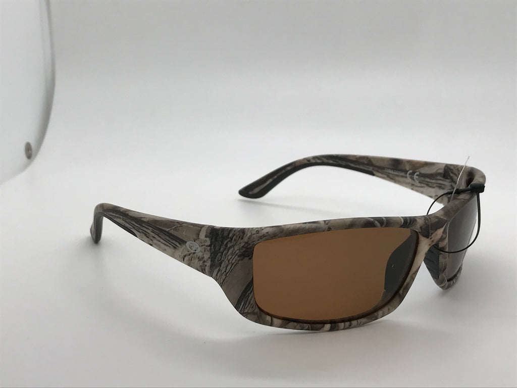 Flying Fisherman Polarized Sunglasses Buchanan Camo Amber