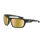 Waterland Men's Sunglass - Milliken Waterwood Frame - Gold Light Glass