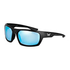 Waterland Men's Sunglass - Milliken Black Frame - Blue Mirror Glass
