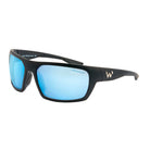 Waterland Men's Sunglass - Milliken Black Frame - Blue Honey Mirror Poly