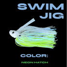 Tower Outdoors Swim Jig Neon Hatch