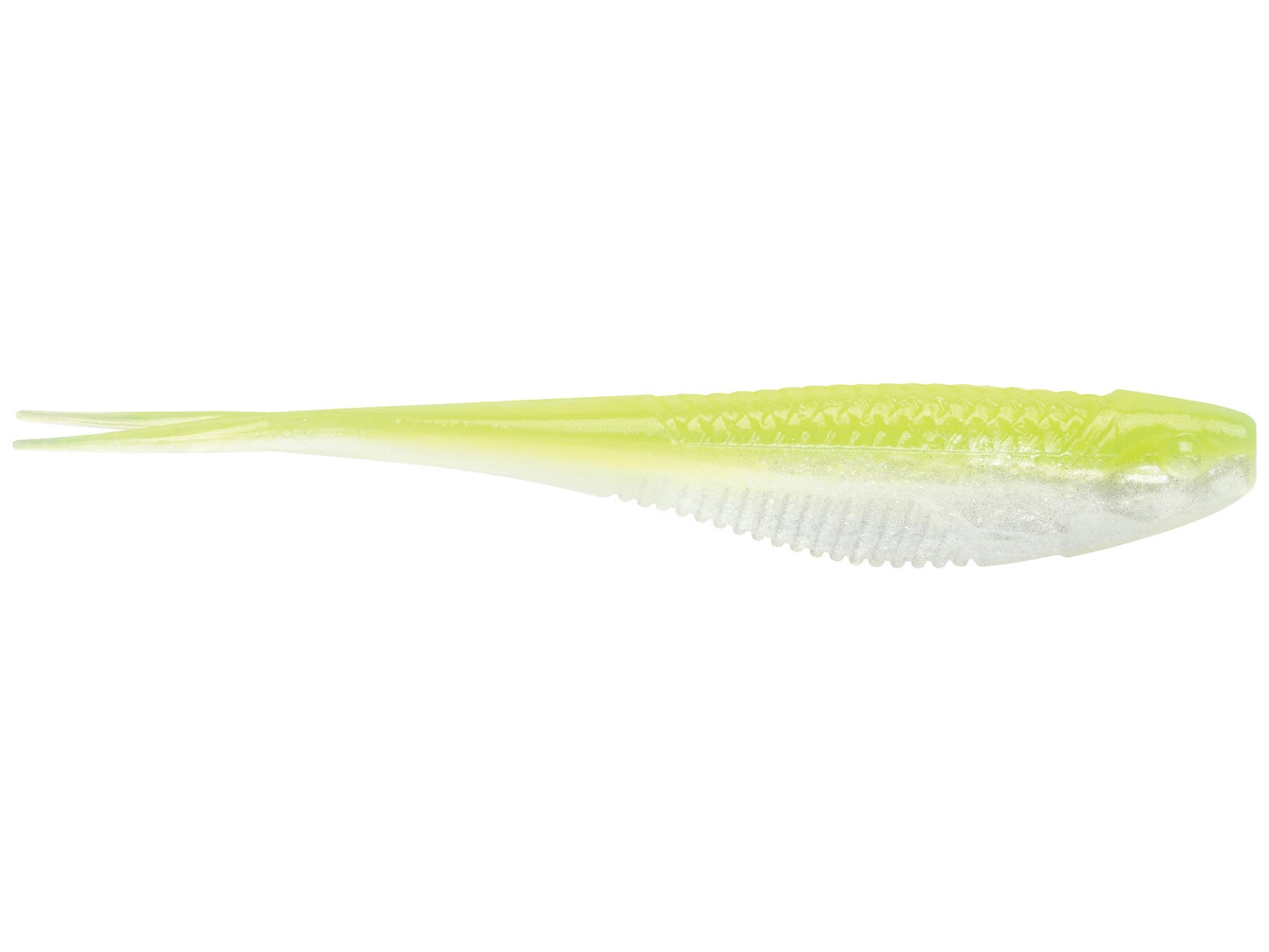 Rapala Crush City The Jerk 3.75" Soft Plastic Jerkbait Chartreuse Pearl