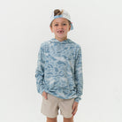 Burlebo Youth Performance Hoodie Seaside Camo