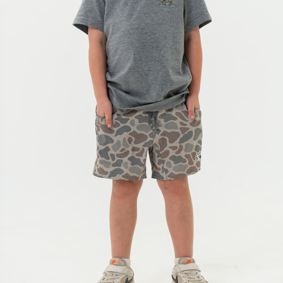 Burlebo Youth Athletic Short Classic Deer Camo