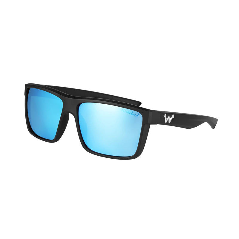 Waterland Men's Sunglass - Slaunch Black Frame Blue Poly