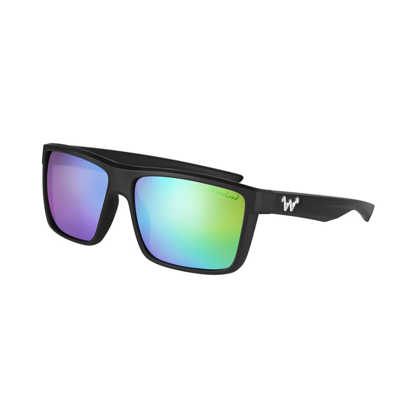 Waterland Men's Sunglass - Slaunch Black Frame Green Poly