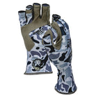 Fish Monkey Half Finger Guide Glove Old School Gray