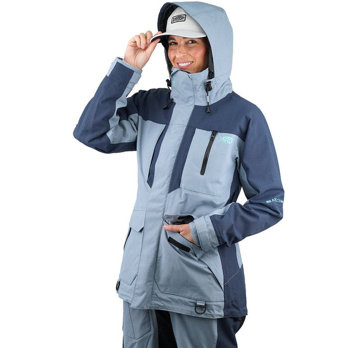 Aftco Womens Hydronaut Jacket Slate Blue