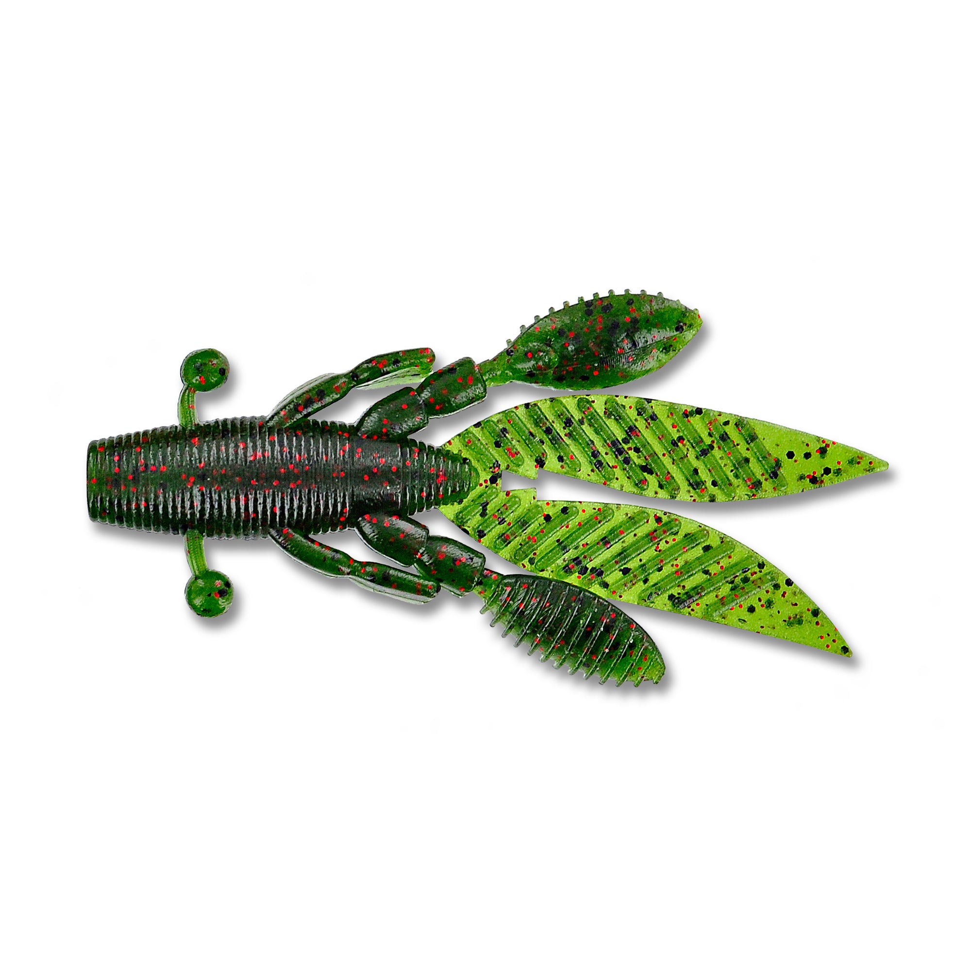 Yamamoto Flappin Hog 3.75" Watermelon w Black & Red