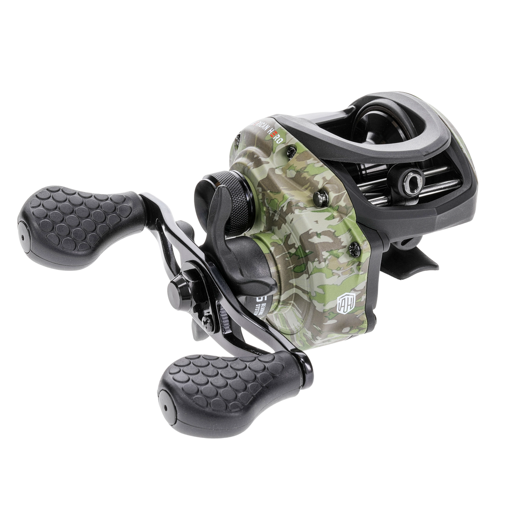 Lew's American Hero Camo Baitcast Reel