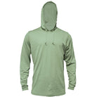 Air-X Hooded Performance Shirts with Repel X Swamp Heather