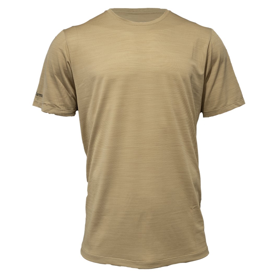 Air-X Performance Short Sleeve Shirt with Repel X Sand Stone Heather