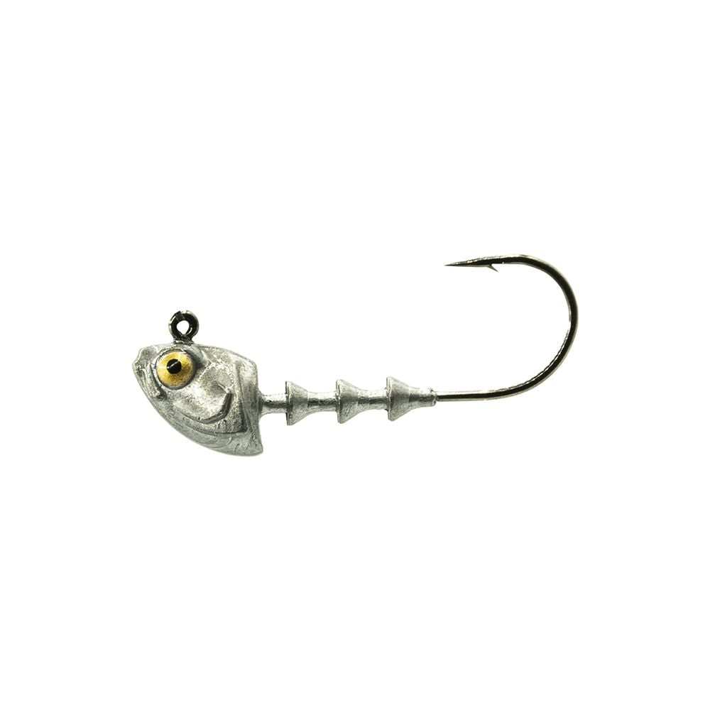 6th Sense Finesse Swimbait Jig Heads 3pk Raw 0