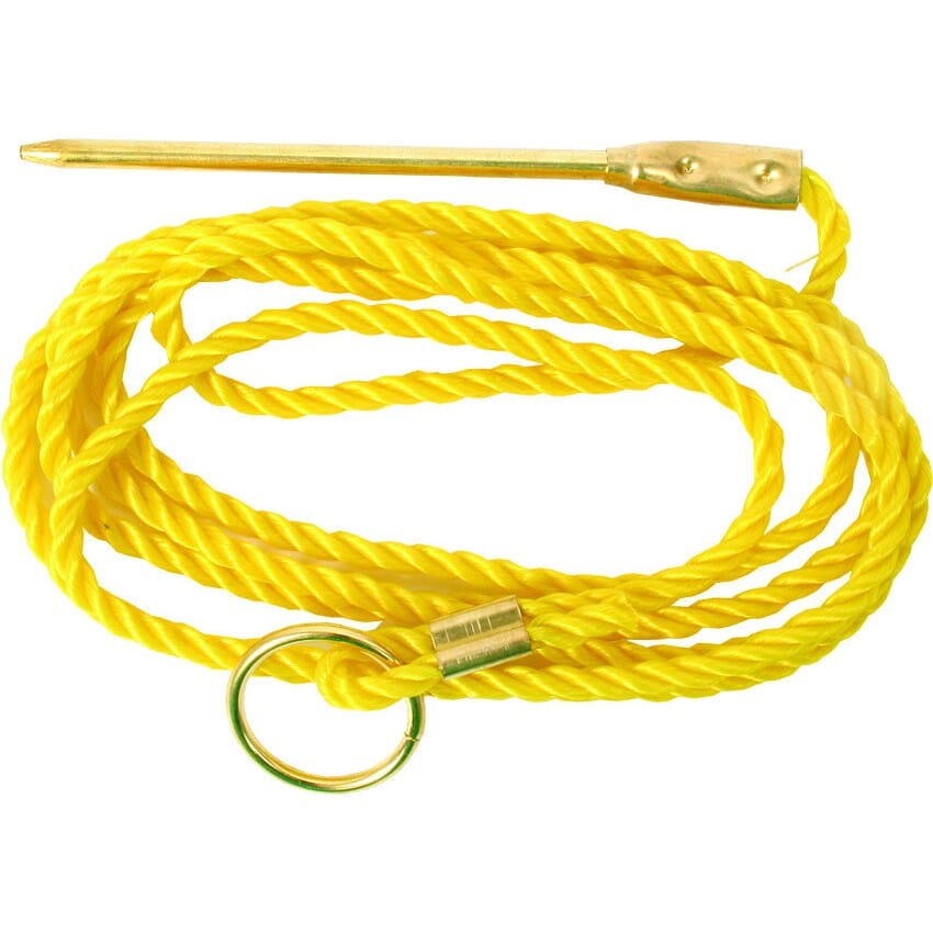 Eagle Claw Poly Stringer 7' Heavy Duty Poly (dark yellow)