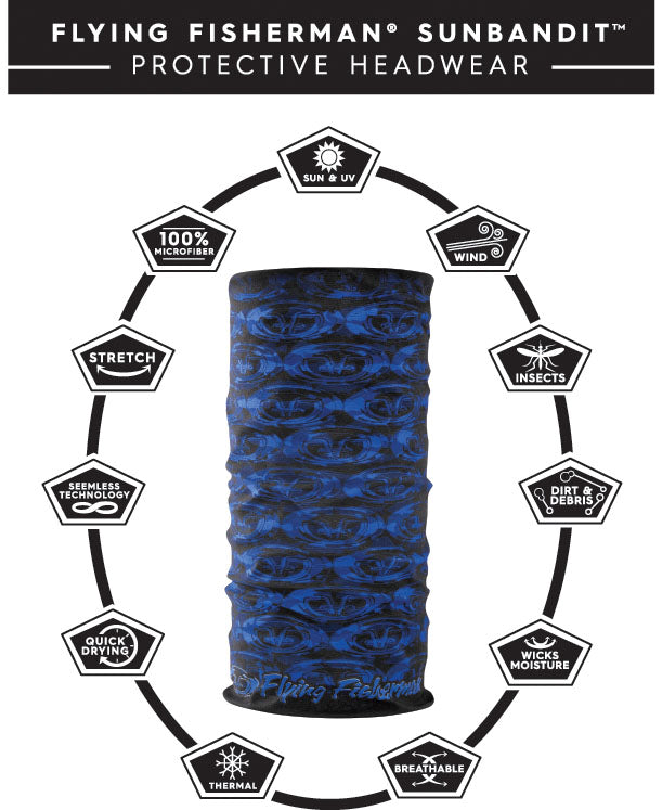 Flying Fisherman Sun Bandit Pro Series Face Mask