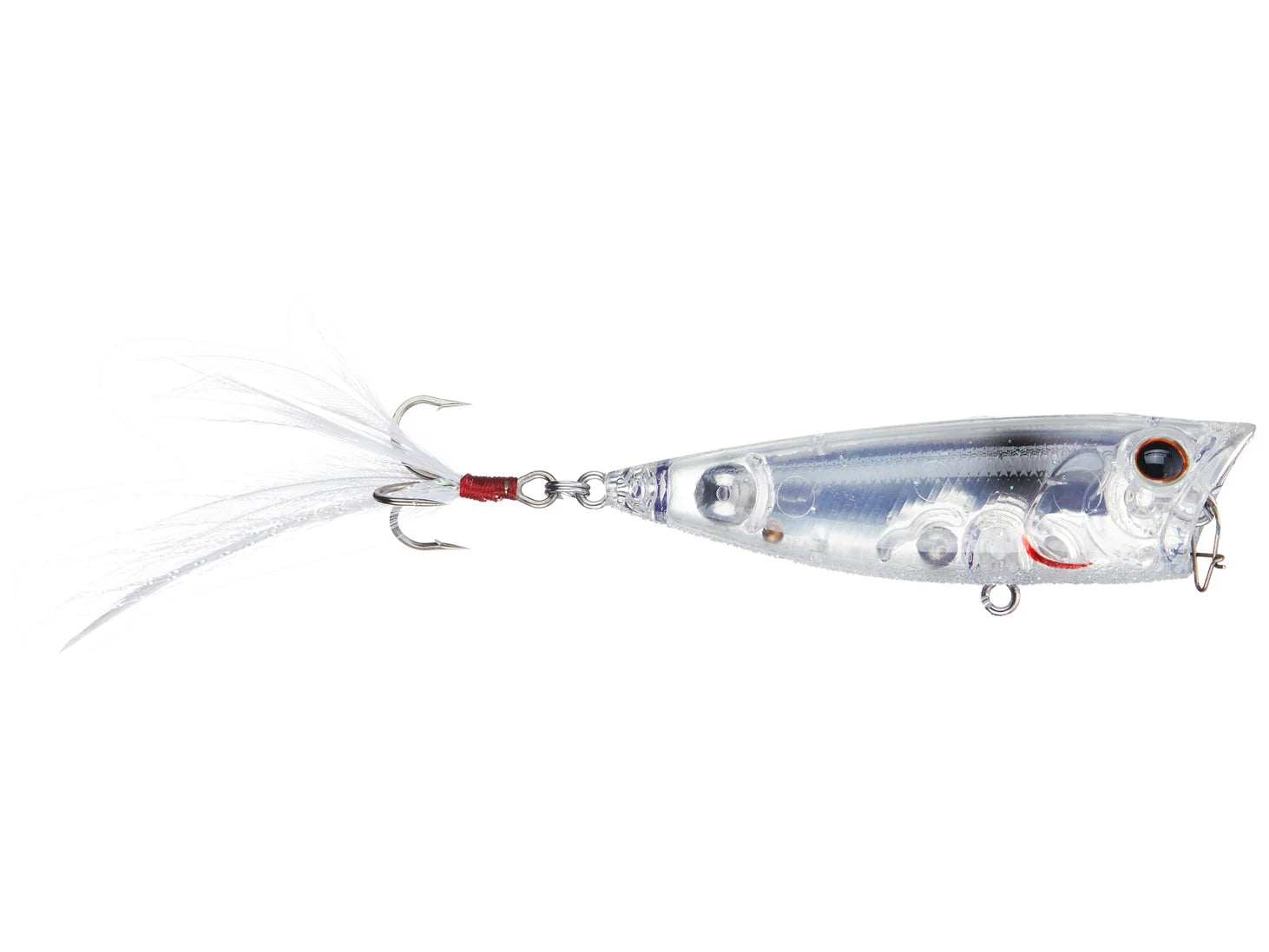 Evergreen OB-68 Popper Flash Clear Shad